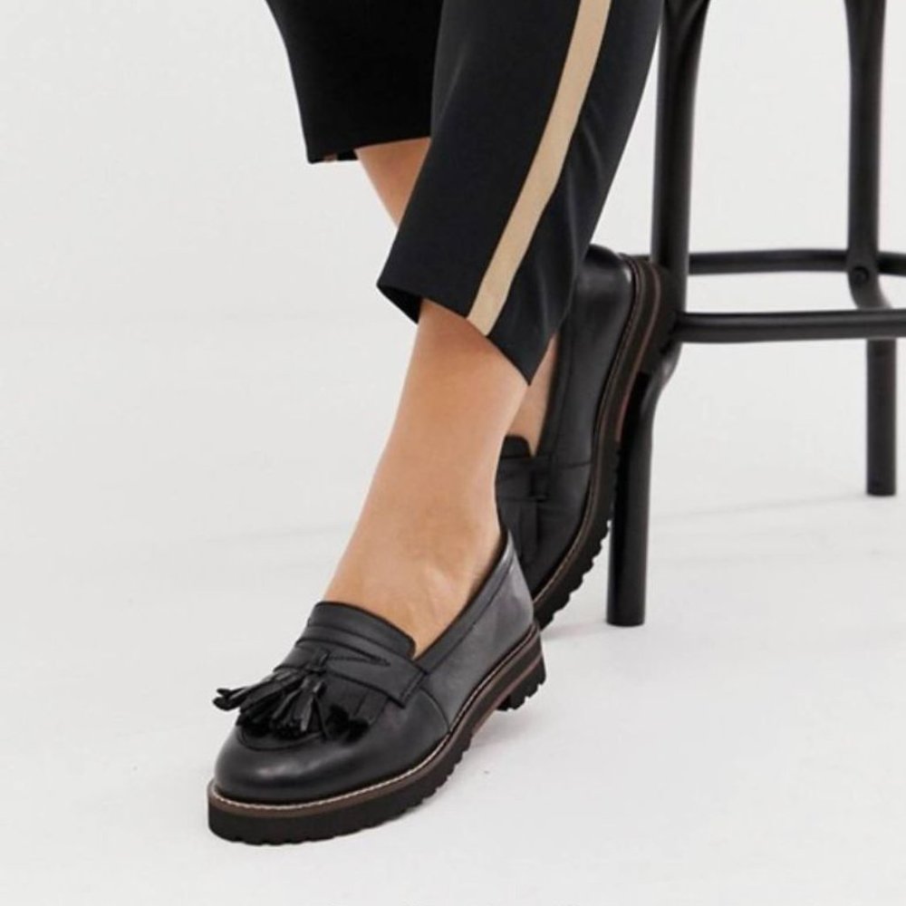 ASOS Maxfield Loafers Black - US8 wide fit